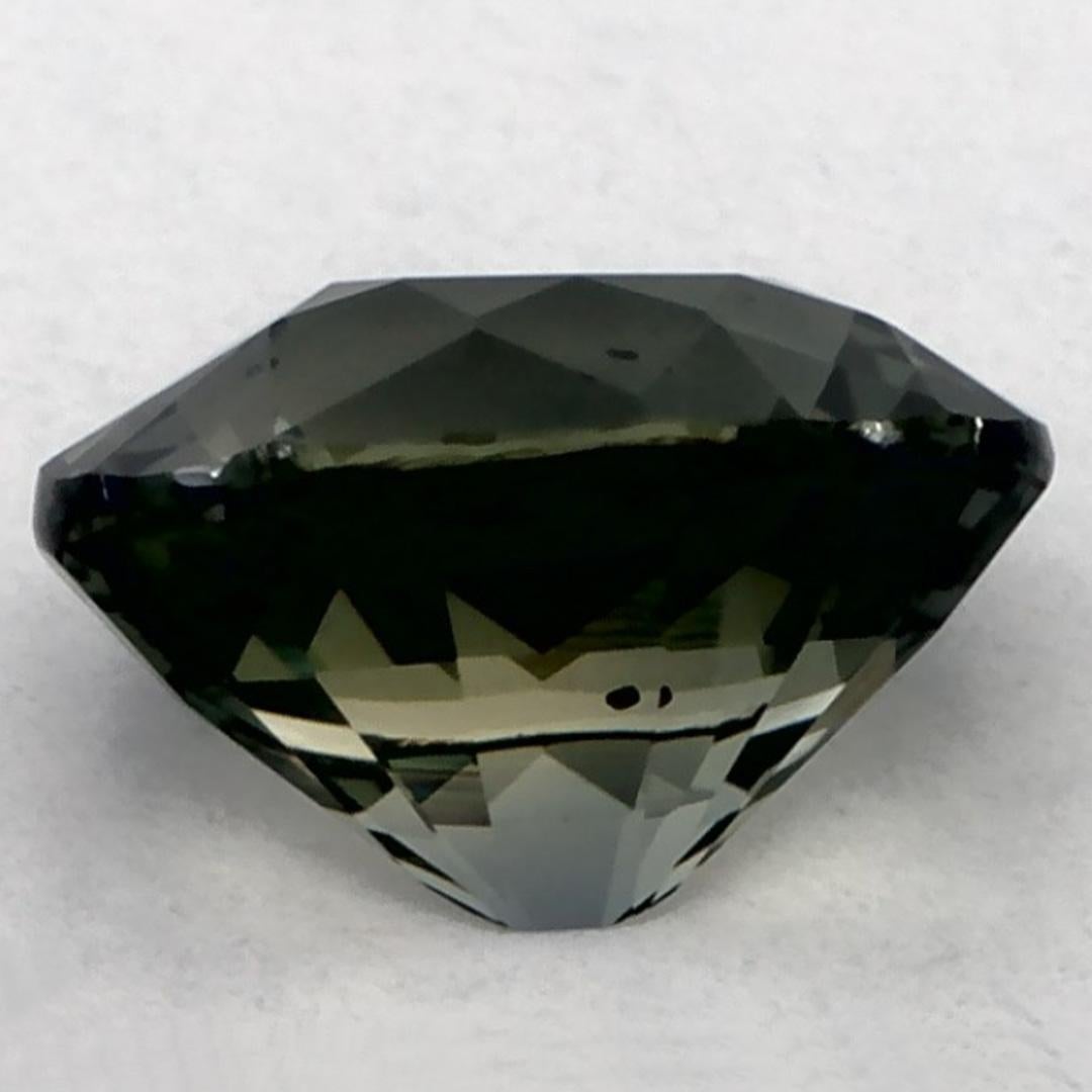 1.12 Ct Green Sapphire Oval Loose Gemstone (Saphir vert ovale en vrac) Neuf - En vente à Fort Lee, NJ