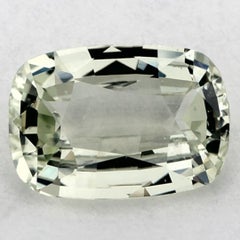 1.73 Ct Zaffiro Verde Cuscino Gemma Sfusa