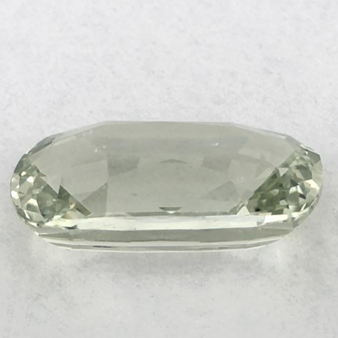 1.73 Ct Zaffiro Verde Cuscino Gemma Sfusa In condizioni Nuovo in vendita a Fort Lee, NJ