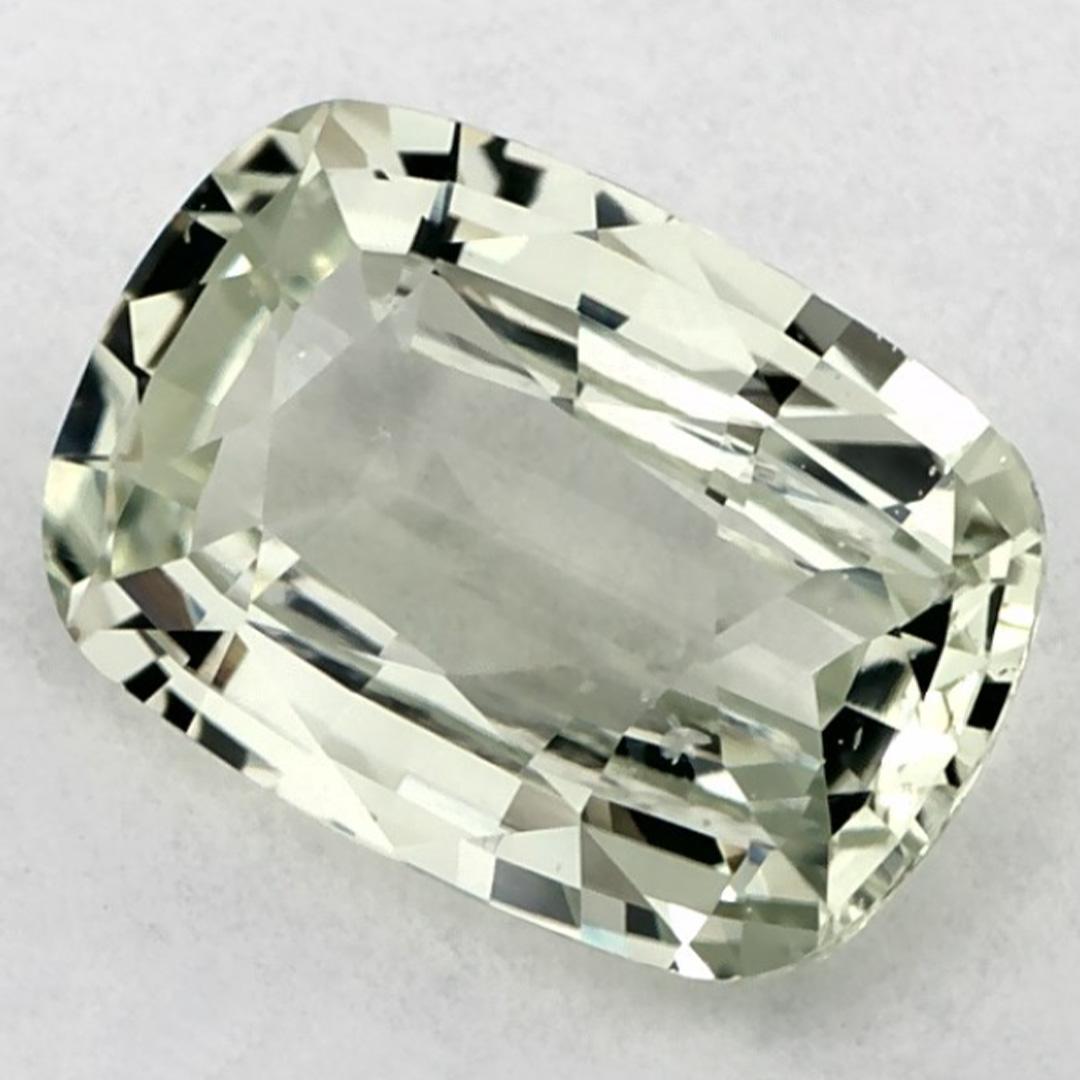 Taglio cuscino 1.73 Ct Zaffiro Verde Cuscino Gemma Sfusa in vendita