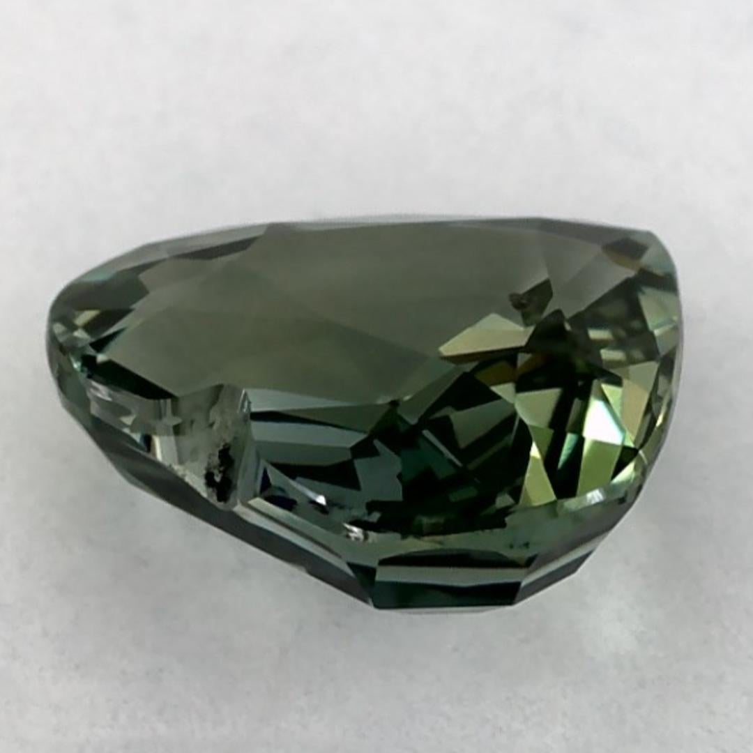 Gemma sciolta con cuore di zaffiro verde da 1.04 carati In condizioni Nuovo in vendita a Fort Lee, NJ