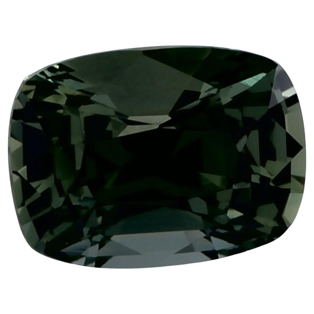 1.00 Ct Zaffiro Verde Cuscino Gemma Sfusa