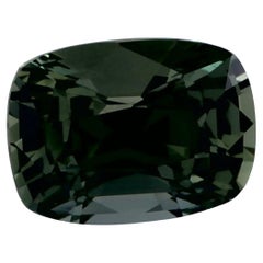 1.00 Ct Zaffiro Verde Cuscino Gemma Sfusa