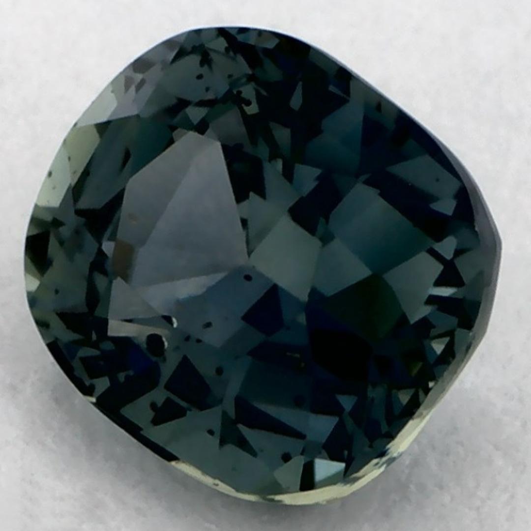 Taglio cuscino 1.03 Ct Zaffiro Verde Cuscino Gemma Sfusa in vendita