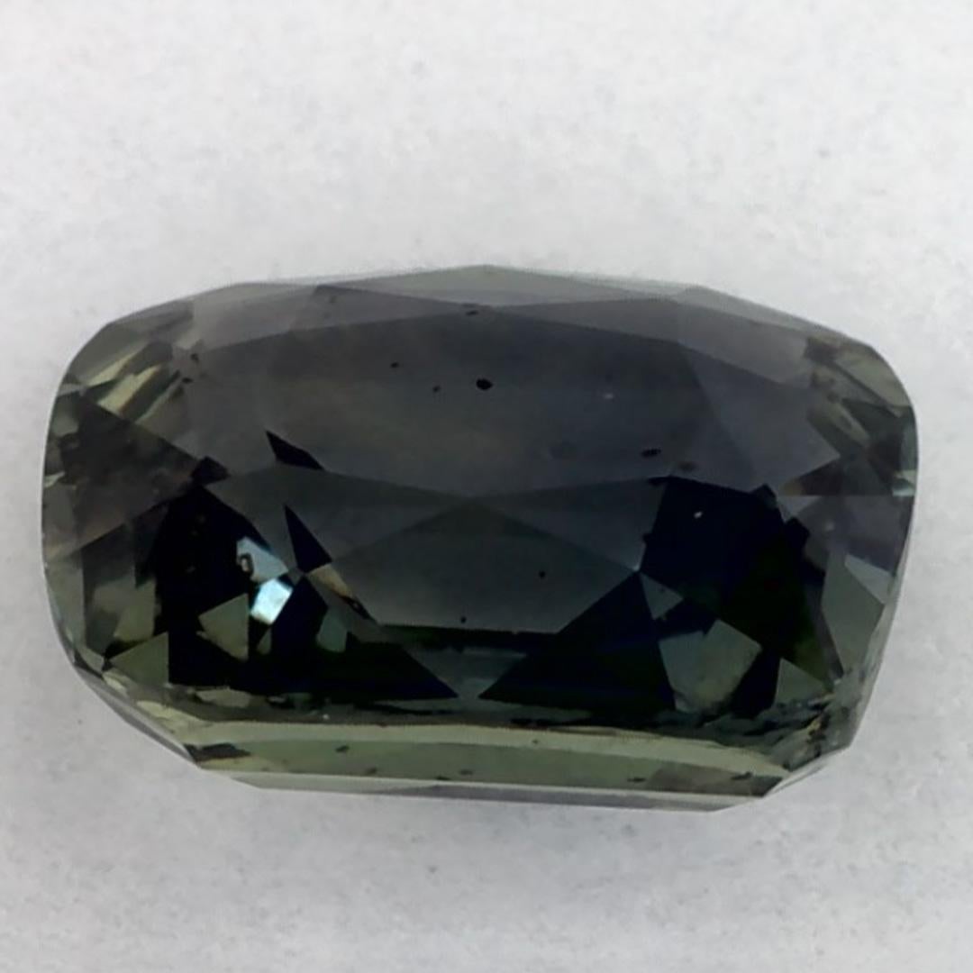 1.43 Ct Zaffiro Verde Cuscino Gemma Sfusa In condizioni Nuovo in vendita a Fort Lee, NJ