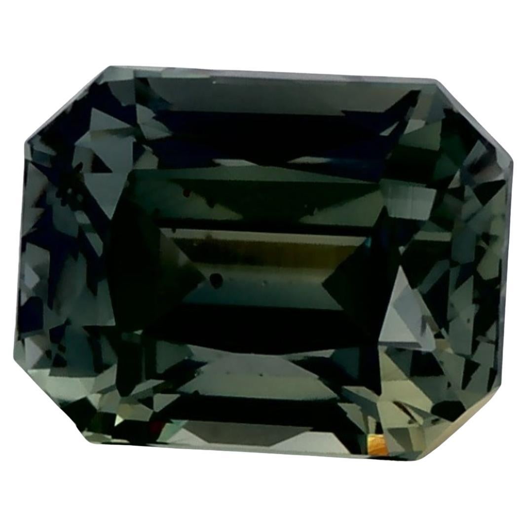 1.02 carati di zaffiro verde ottagonale sfuso