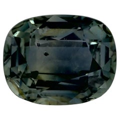 1.50 Ct Zaffiro Verde Cuscino Gemma Sfusa