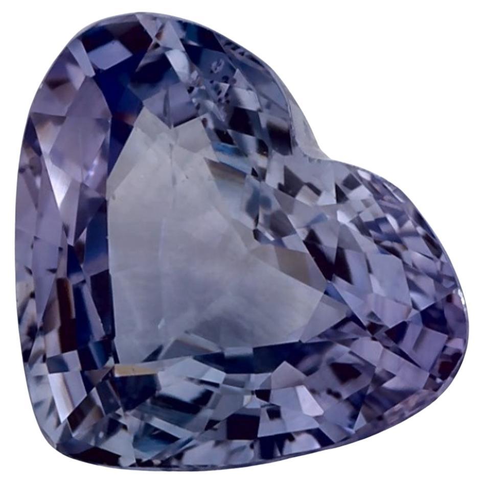 3.43 qt Zafiro Azul Corazón Gema Suelta