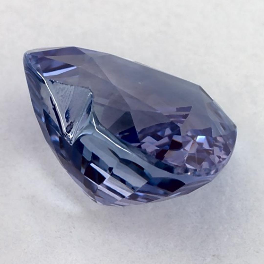 Gemma sciolta con cuore di zaffiro blu da 3.43 carati In condizioni Nuovo in vendita a Fort Lee, NJ