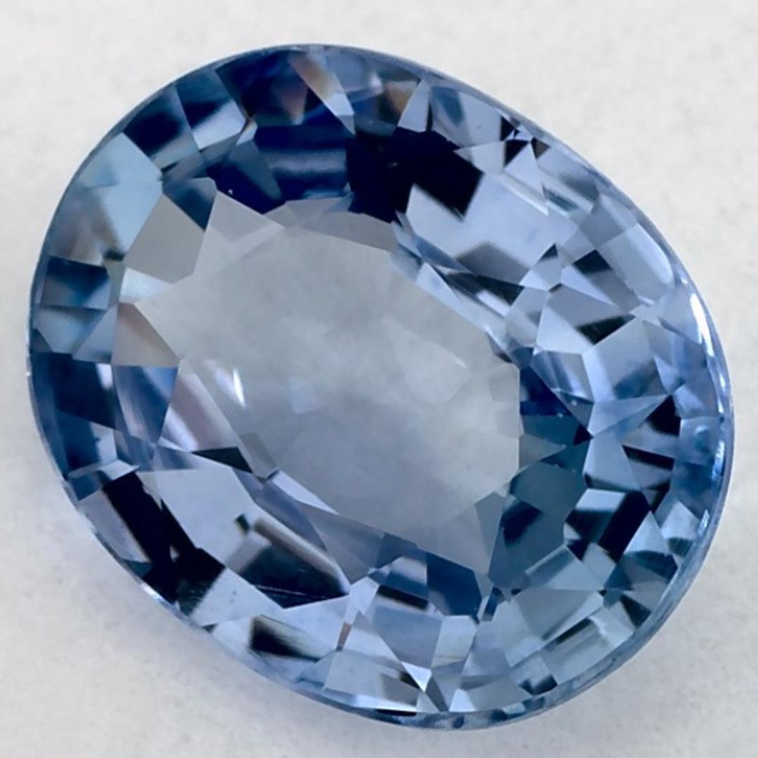 1.94 Karat Blauer Saphir Oval Loser Edelstein (Ovalschliff) im Angebot