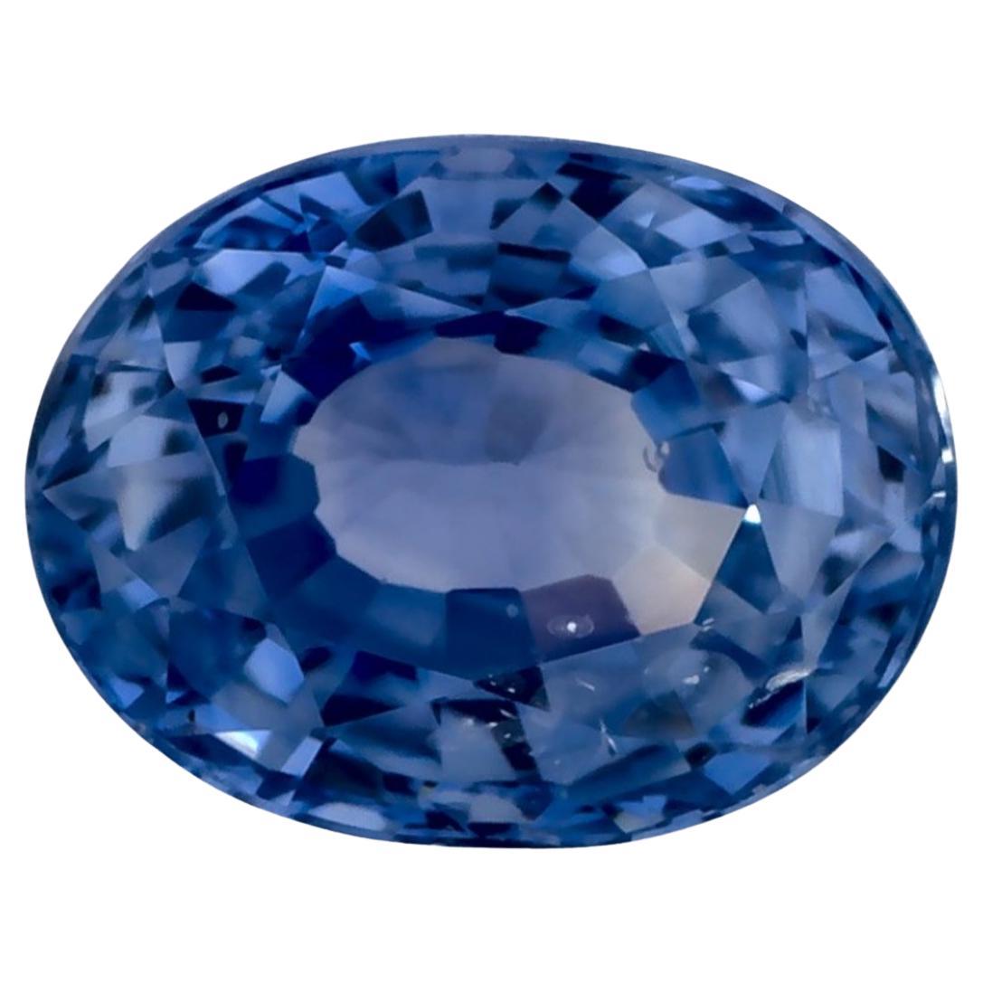 1.99 qt Zafiro Azul Oval Gema Suelta