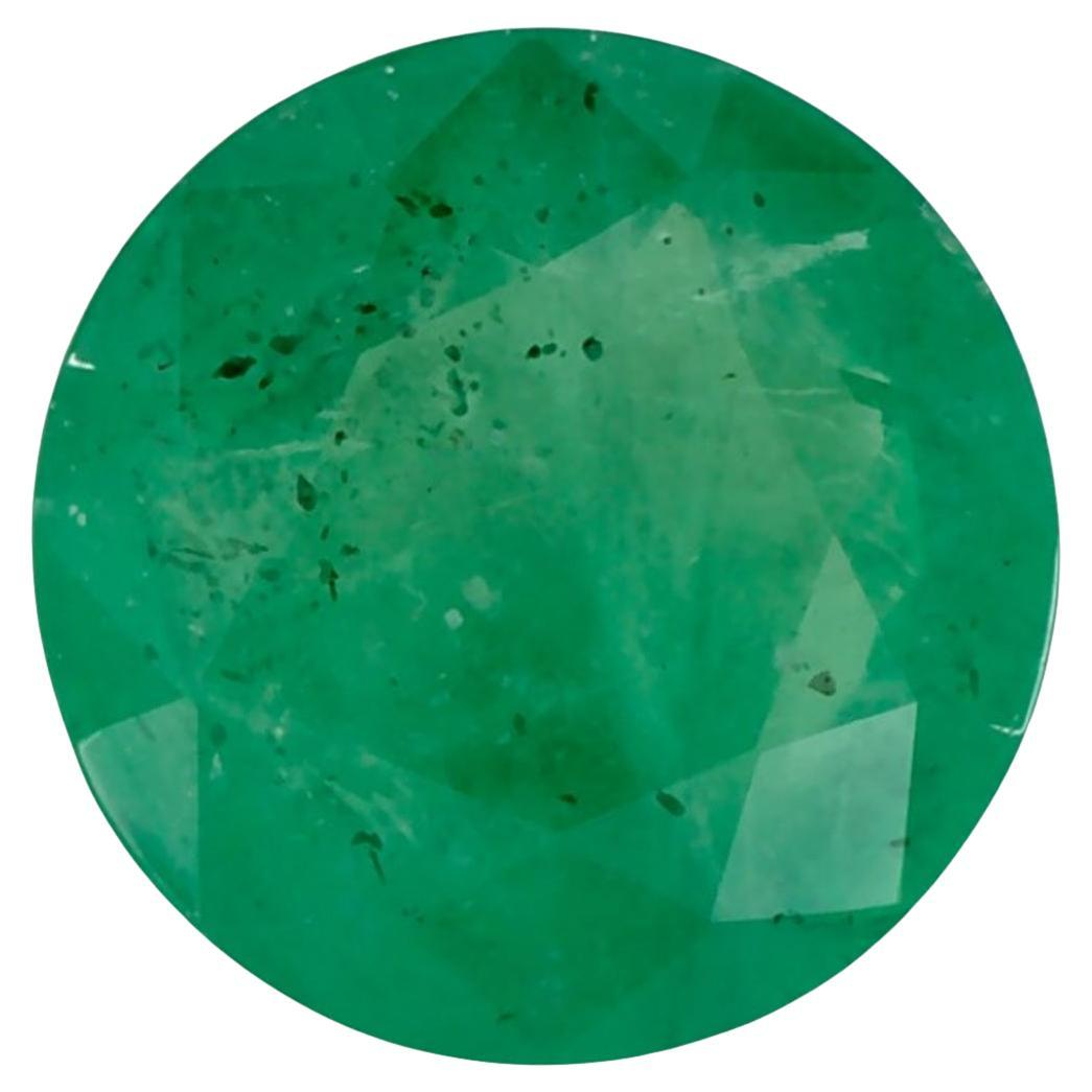 1.41 Ct Emerald Round Loose Gemstone