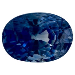 2.56 carati di zaffiro blu ovale sfuso