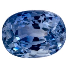 2.60 carati di zaffiro blu ovale sfuso