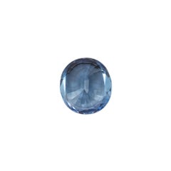 Natural 5.87ct Gia Oval Shape Cut Blue Loose Sapphire