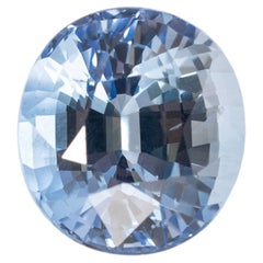 Natural 5.87ct Gia Oval Shape Cut Blue Loose Sapphire