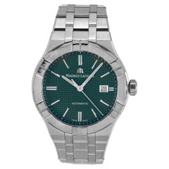 Maurice Laroix Aikon Automatic Date 42 mm AI6008-ss00f-630-D – Uhr aus grünem Stahl