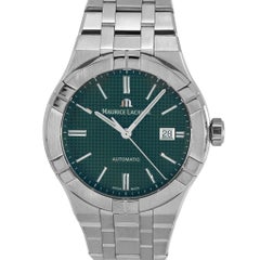 Maurice Laroix Aikon Automatic Date 42 mm AI6008-ss00f-630-D – Uhr aus grünem Stahl
