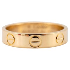Cartier 18K Yellow Gold Small Model Love Band Ring
