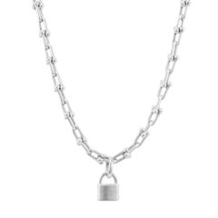 Tiffany & Co. Hardwear Collection Small Wrap Silver Charm Chain Link Bracelet