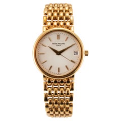 Vintage Patek Philippe Calatrava 34MM 3998/1J 18K Yellow Gold Automatic Watch