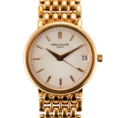Vintage Patek Philippe Calatrava 34MM 3998/1J 18K Yellow Gold Automatic Watch