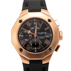 Baume ET Mercier Riviera Chronometer 43MM 65586 18K Rose Gold Automatic Watch