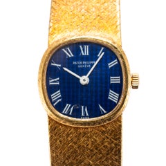 Damen-Vintage-Uhr Patek Philippe Ellipse 19 mm 3370/1J aus 18 Karat Gelbgold mit Handaufzug