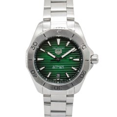 Tag Heuer Aquaracer 40MM wbp2115.ba0627 Green Dial Steel Automatic Watch