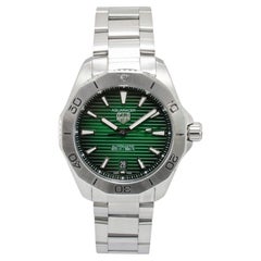Tag Heuer Aquaracer 40MM wbp2115.ba0627 Green Dial Steel Automatic Watch