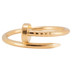 Cartier Juste Un Clou Small Model 18K Yellow Gold Band Ring