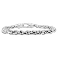 Men’s David Yurman 925 Silver 6MM Wheat Chain Link Bracelet