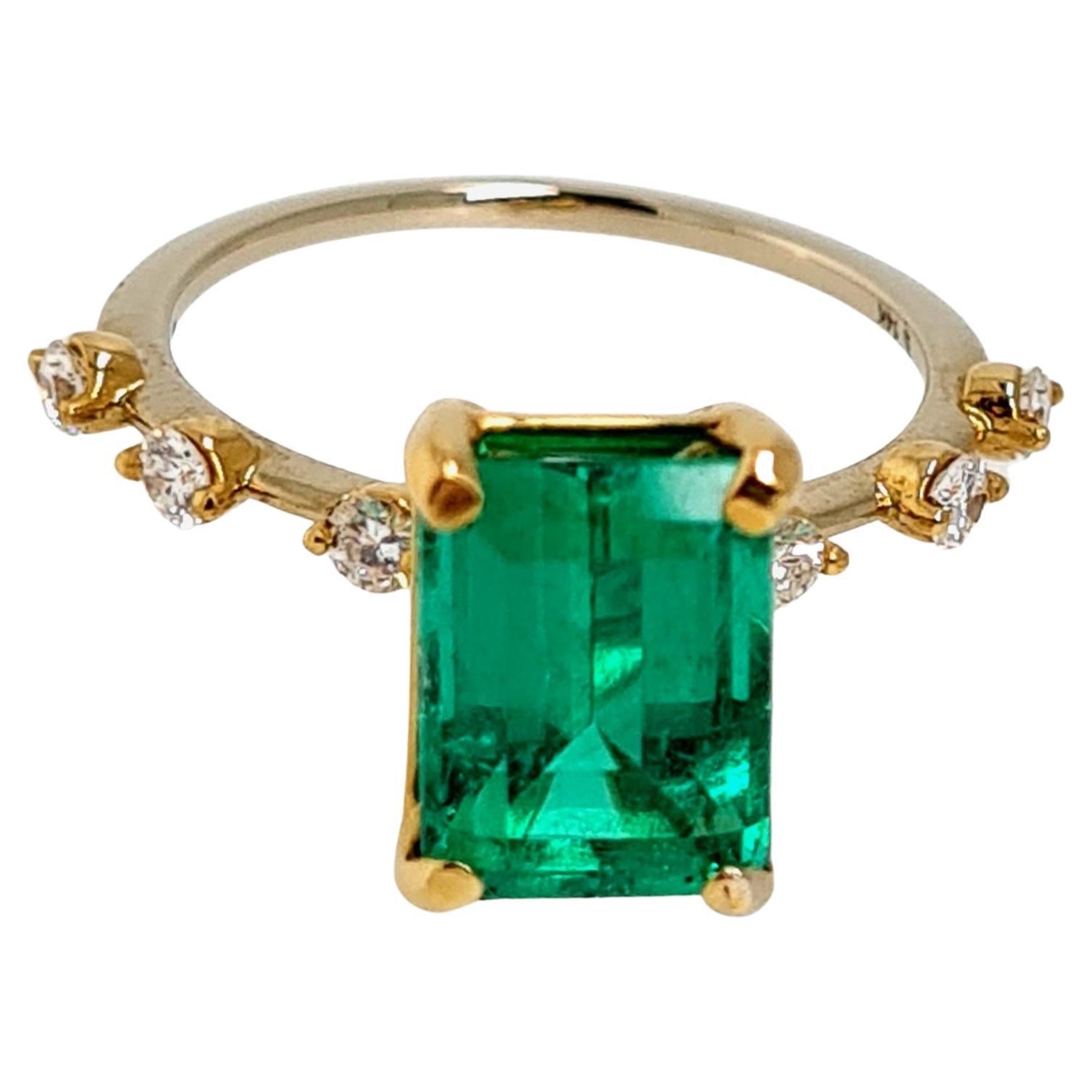 3ct emerald ring