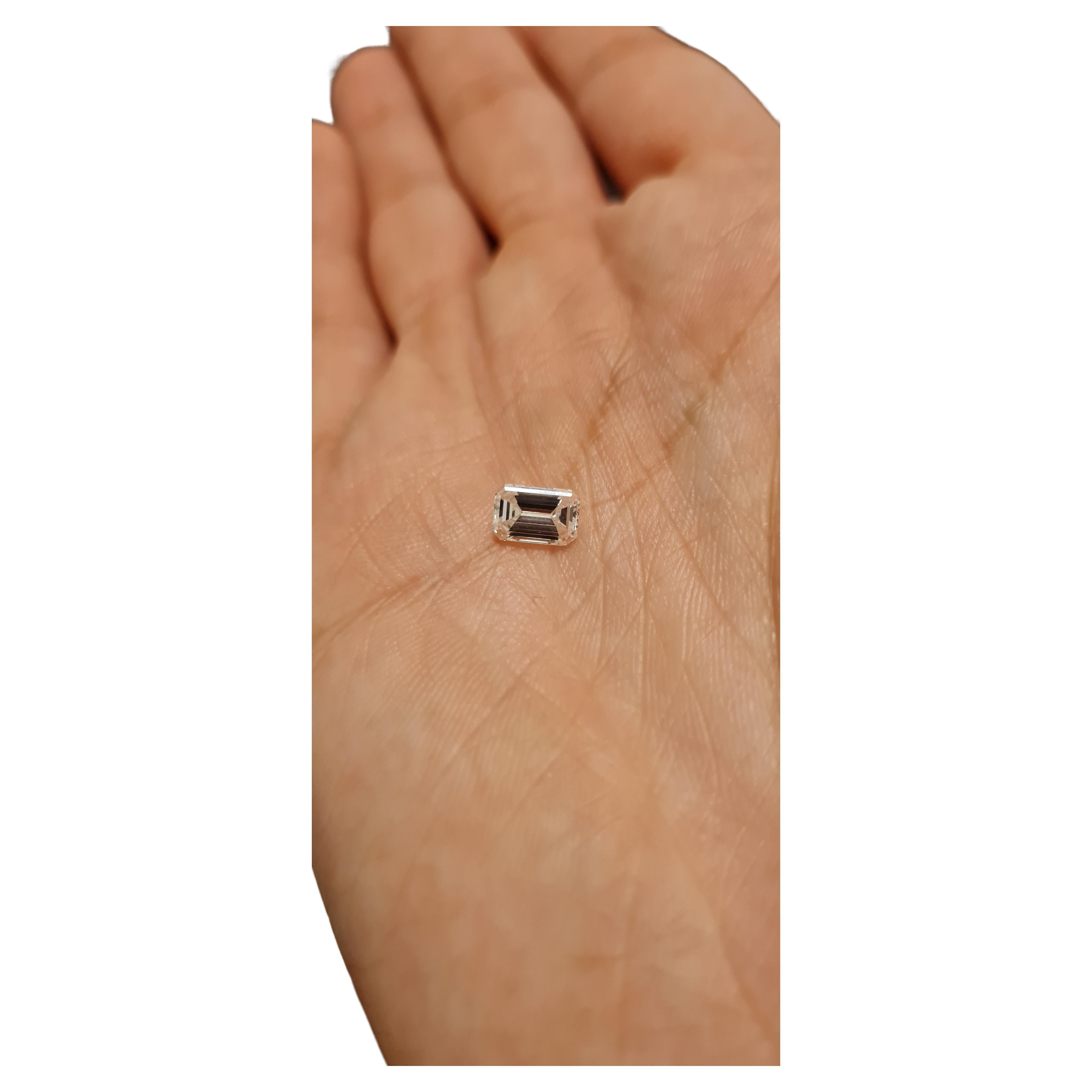 1.03 Carat Emerald Cut Natural Loose Diamond G/VS1 GIA Certified In New Condition For Sale In Deland, FL