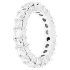 HRD Certified Rare Flanders-Cut Diamonds Eternity Band Ring White Gold