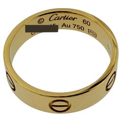 Anello Cartier Love in oro giallo - misura 60