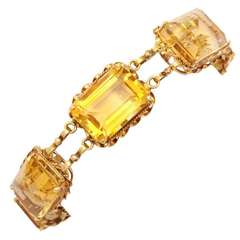 A Reflection Of Honey In A Citrine Bracelet
