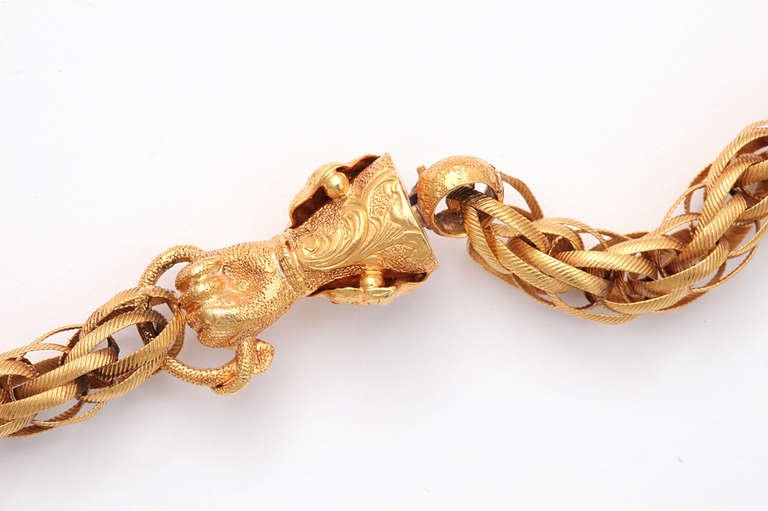 georgian gold chain