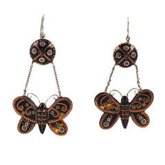 It's Butterfly Season! Victorian Pique Butterfly Earrings