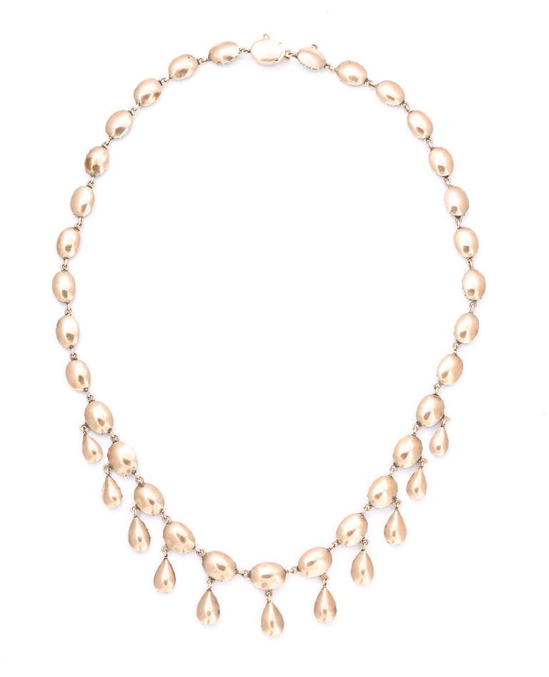 Leidenschaftliche georgische Granat-Gold-Halskette 1