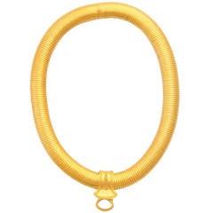Wide Victorian Snake Chain Necklace With Slide 5