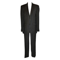 Vintage Christian LaCroix Men's Multi-Color Pinstripe Wool Suit