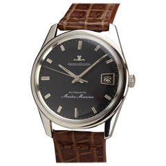 Jaeger-LeCoultre Stainless Steel Master Marine Wristwatch circa 1960s