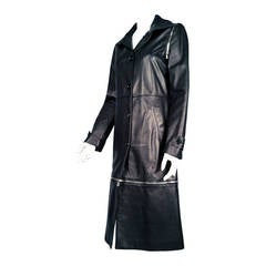 Dolce & Gabbana Sheepskin Zippered Trench Coat 7