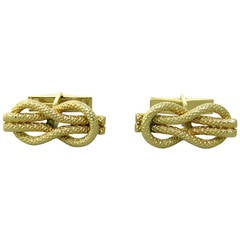 Gold Hercules Knot Cufflinks