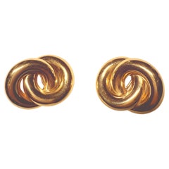Vintage 14kt Gold Wirbel Ohrringe Made in USA