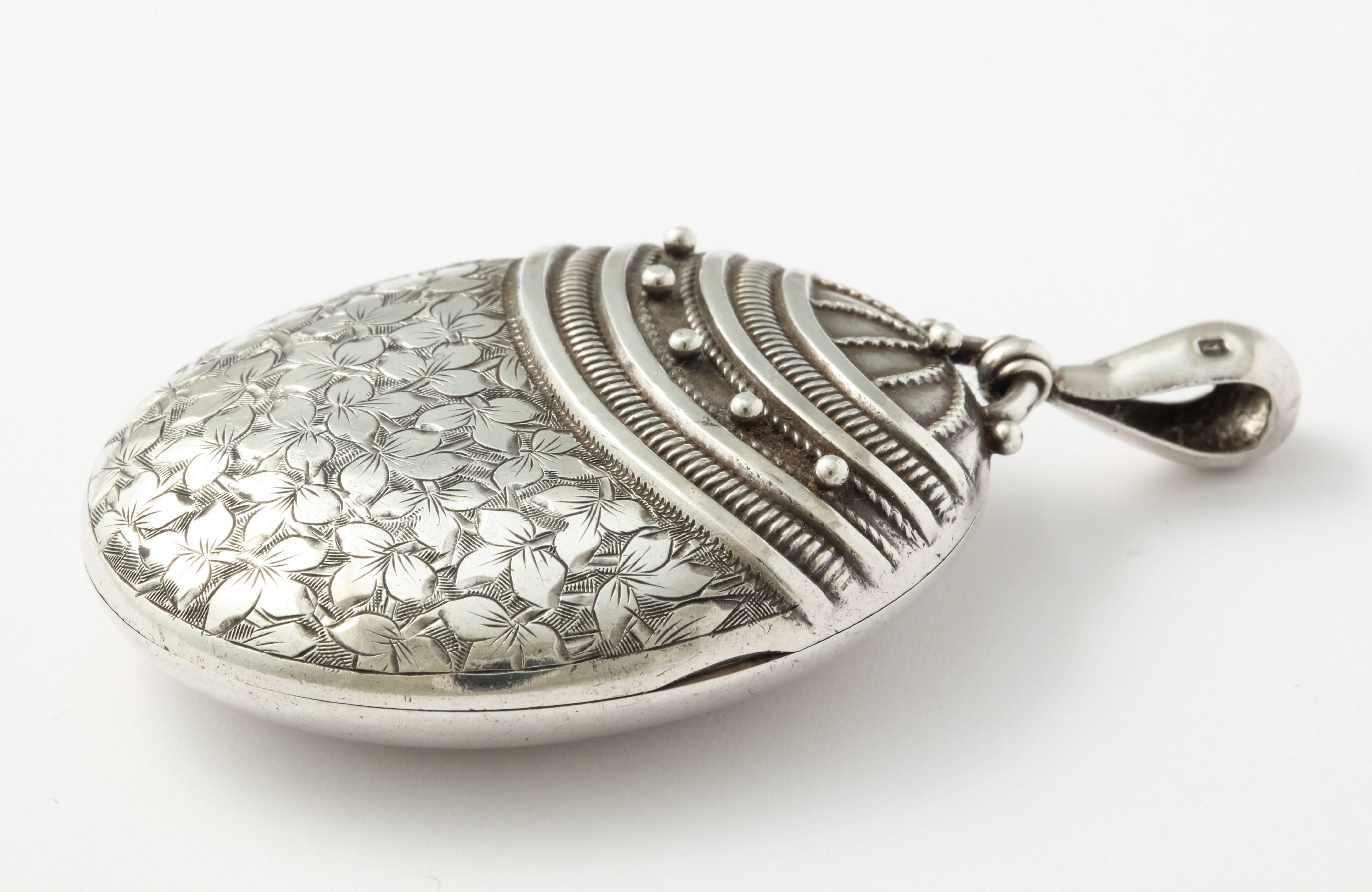 antique sterling silver locket