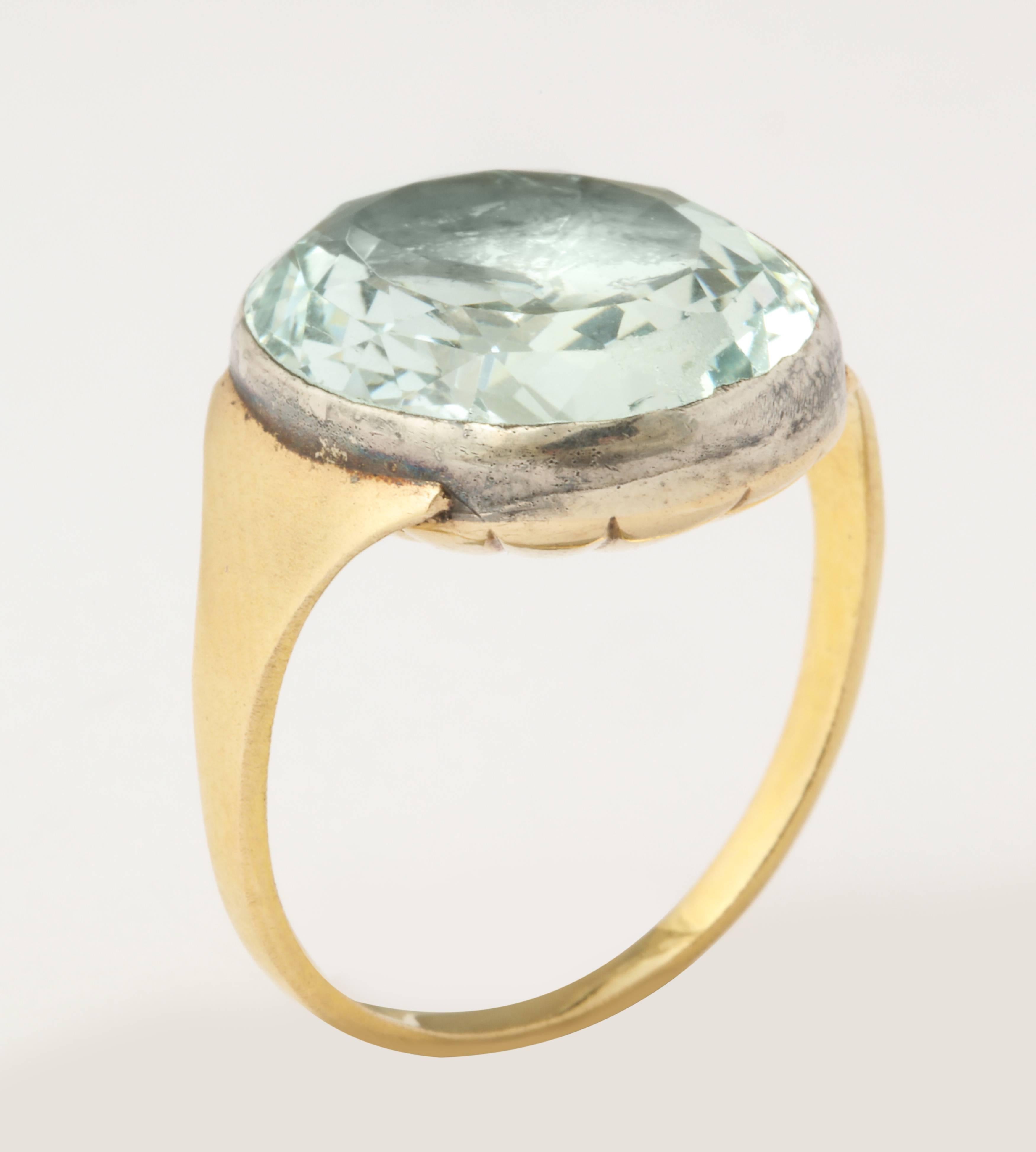 georgian aquamarine rings