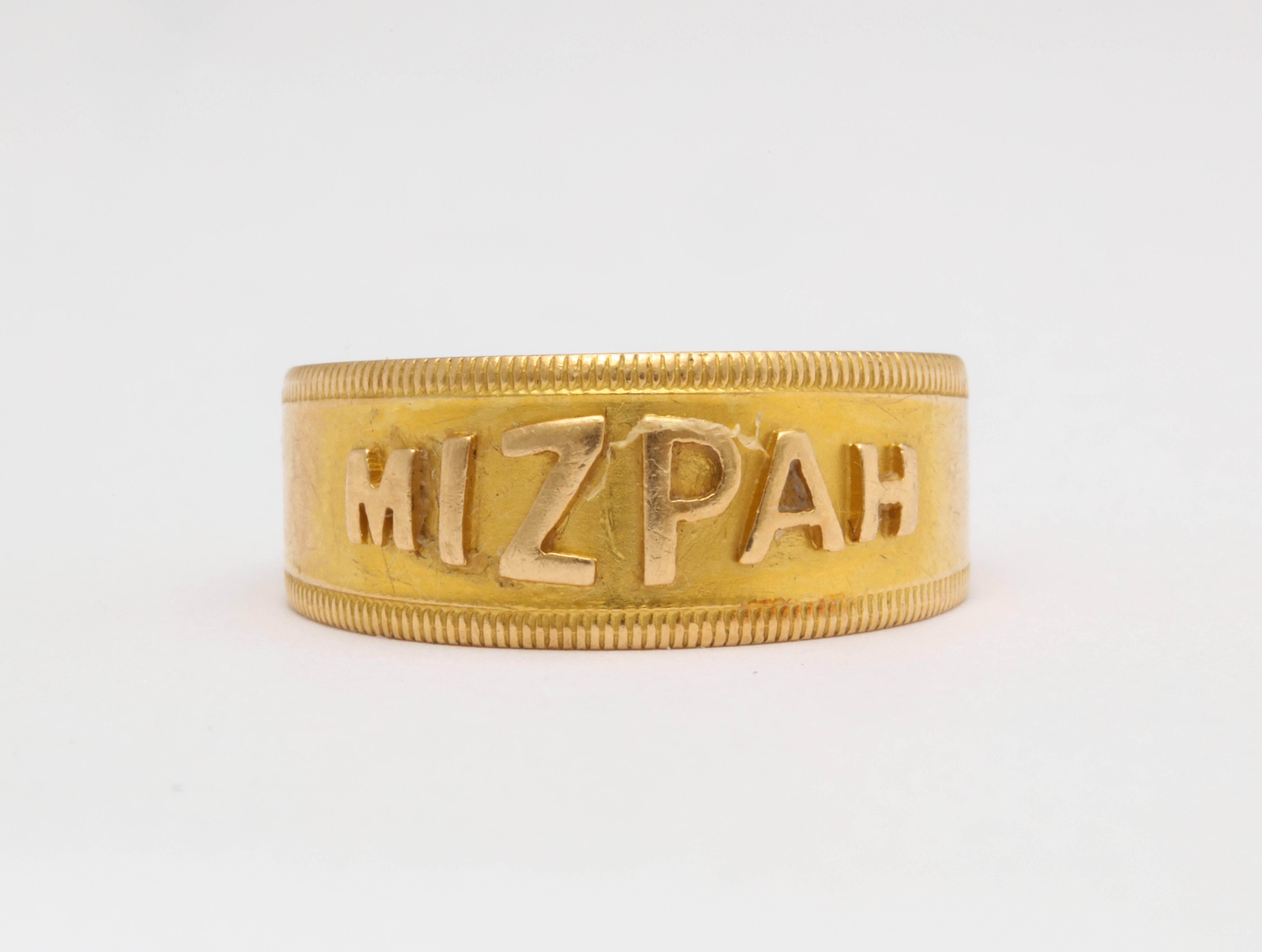 mizpah meaning in love