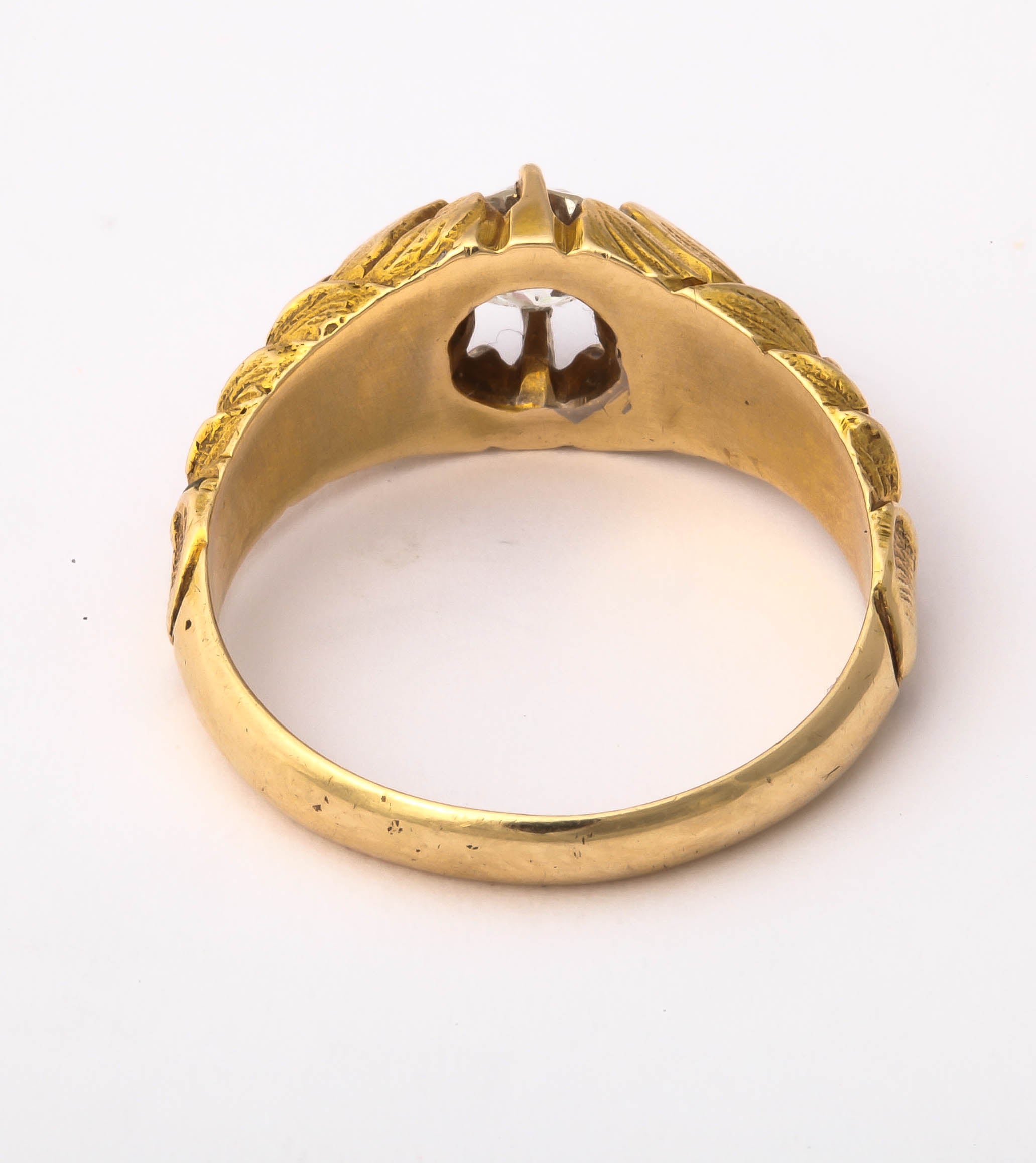 The Glory of an Art Nouveau Gold and Diamond Ring 2